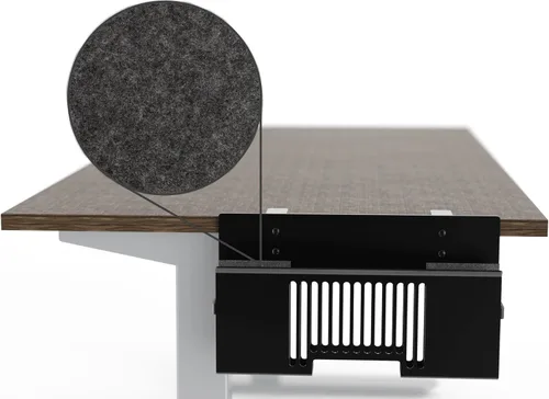 Miniatura 9 de Soporte vertical para portátil de montaje lateral para almacenamiento de escritorio, se adapta a
