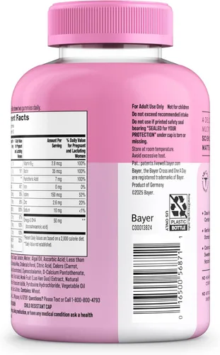 Miniatura 9 de Gomitas de vitaminas prenatales One A Day para mujeres - Vitaminas para el embarazo para mujeres con ácido fólico, DHA, yodo, gomitas prenatales
