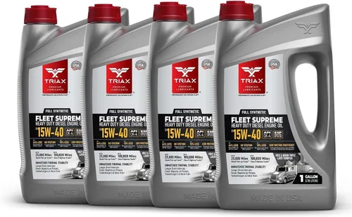 Miniatura 11 de Triax Fleet Supreme ESP 15W-40 API CK-4 Aceite de motor diésel completamente sintético, optimizado y potenciado por fricción con molibdeno