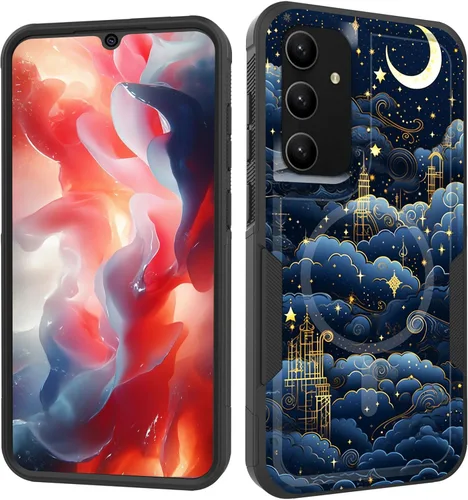 Miniatura 201 de Funda magnética para Galaxy A16 5G, [compatible con MagSafe] [protección contra caídas de grado militar] Funda resistente a prueba de golpes