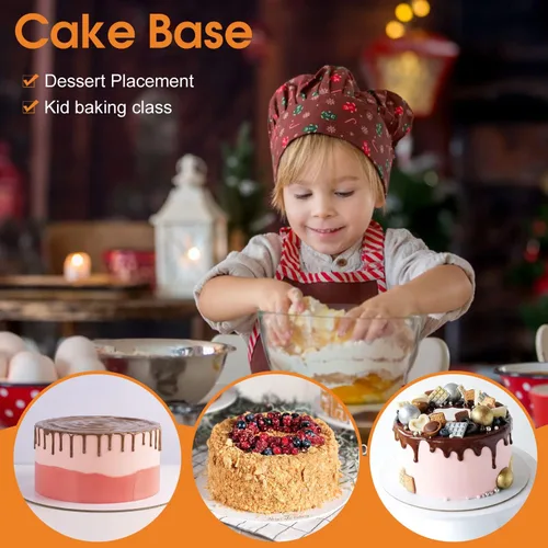 Miniatura 5 de Paquetes de 36 bases redondas para pasteles de 8 pulgadas, bases para pasteles blancas, círculos redondos blancos para pasteles, base redonda de 36p
