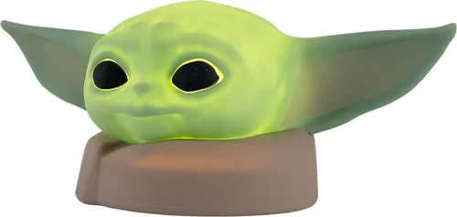 STAR WARS Luz nocturna blanda LED, lámpara Baby Yoda, silicona, funciona con batería o USB, Mandalorian, The Child, Grogu, edición de coleccionista,