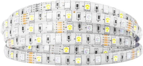 Miniatura 11 de BTF-LIGHTING 5050 RGBW RGB+Blanco Cálido(2700K-3000K) 4 colores en 1 tira de luz LED DC12V 5m 16.4 pies 60LED/m Multicolor IP30 Blanca 12mm PCB