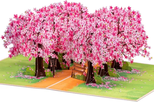 Miniatura 8 de Paper Love Carta desplegable 3D, arreglo floral, día de la madre, para todas las ocasiones, funda de 5 x 7 pulgadas, incluye sobre y etiqueta de nota