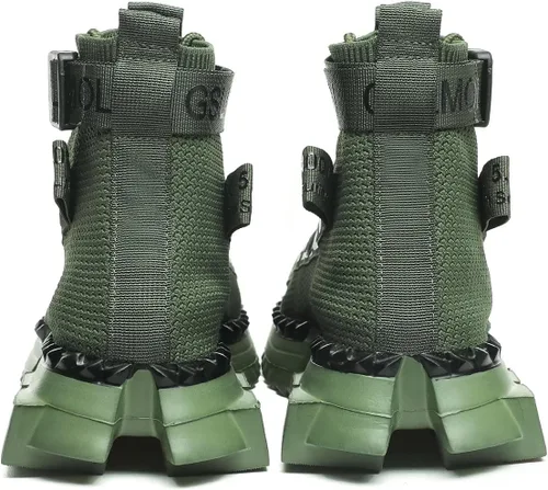 Miniatura 6 de Jakcuz Tenis de caña alta para hombre y mujer, transpirables, para gimnasio, atletismo, correr, caminar, tenis, niños y niñas, cómodos zapatos