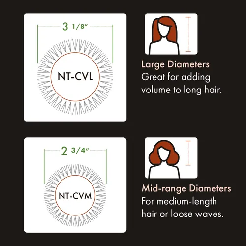 Miniatura 5 de Olivia Garden Cepillo de pelo combinado de ventilación de contorno nanotérmico
