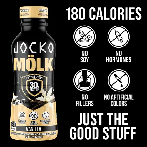 Miniatura 4 de Jocko Fuel Paquete de batido de proteínas - Vainilla y chocolate (24 unidades)