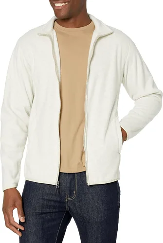 Tienda Essentials - Chaqueta de vellón con cremallera completa para hombre (disponible en tallas grandes y altas)