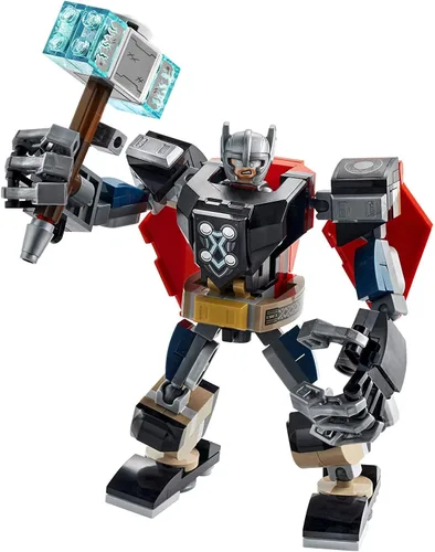 Miniatura 4 de LEGO Marvel Avengers Classic Thor Mech Armor 76169 Cool Thor Hammer Playset; juguete de construcción de superhéroes para niños, nuevo 2020