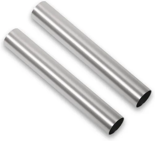 Miniatura 45 de Codo de 180 Grados 1.5 Pulgadas 38mm OD Tubo de Aleación de Aluminio para Intercooler, Tubería de Admisión de Aire, Radio 1.5D, Acabado Cepillado