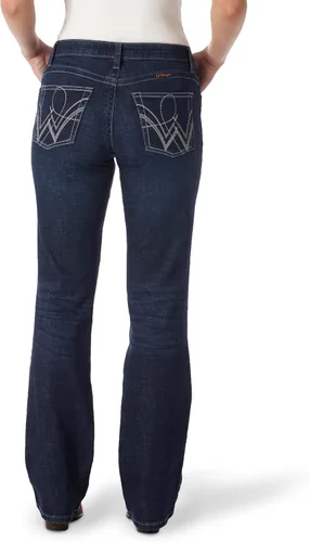 Miniatura 3 de Wrangler Womens Q-Baby Mid Rise Boot Cut Ultimate Riding Jean