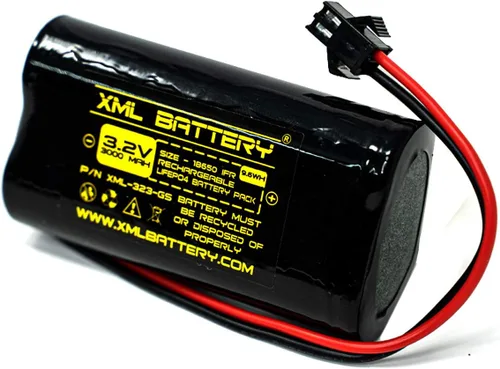 Paquete de 1 batería de 3.2 V 3000 mAh GS-97F-GE GS-97N GS-104 GS-103 GS-94 LIFEPO4 para luces solares al aire libre