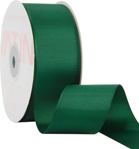 Miniatura 92 de Vatin - Rollo de cinta de grogrén, rollos de 25-50 yardas, perfecto para decoración de bodas, coronas, baby showers, envolturas de paquete de regalo