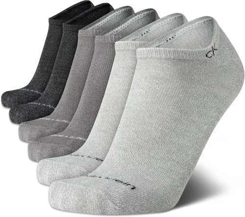 Miniatura 81 de Calvin Klein Calcetines para hombre, mezcla de algodón, acolchados, sin talla, forro de calcetines atléticos (6 unidades)