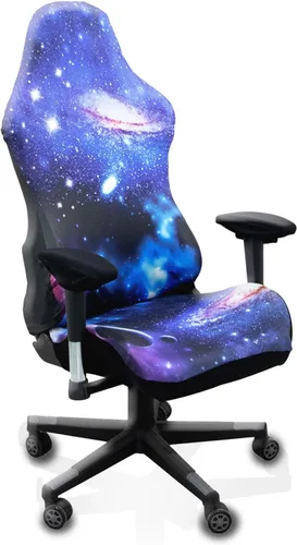 Miniatura 14 de Fundas para Sillas Gaming Fundas Deslizables, Impresión 3D Elástica Extensible para Asiento de Silla Gaming Reclinable de Computadora con Funda