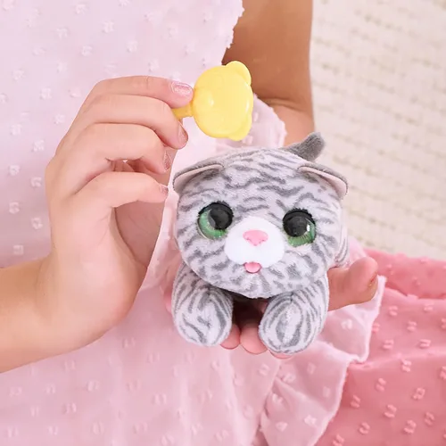 Miniatura 5 de furReal Just Play - Gatito interactivo para mascotas, pequeño gato de peluche con sonidos y movimiento, piel sintética, juguetes para niños a partir
