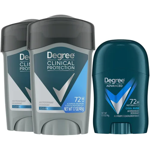 Miniatura 11 de Degree Desodorante Antitranspirante para Hombres Clean Protección de 72 Horas contra Sudor y Olor Antitranspirante de Fuerza de Prescripción