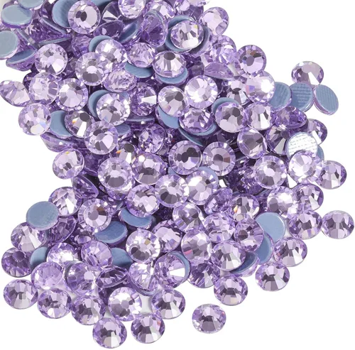 Miniatura 67 de Beadsland Hotfix - 2880 diamantes de imitación de cristal con parte trasera plana para manualidades, ropa, decoraciones de bricolaje, cristal AB