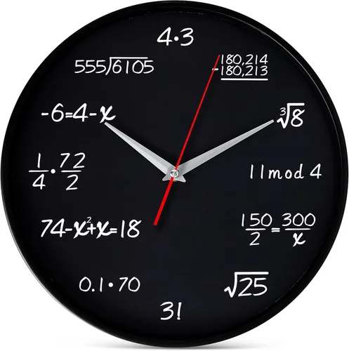 Miniatura 11 de Bernhard Products Reloj de pared colorido para niños, para enseñar el tiempo, silencioso, sin tictac, herramienta de aprendizaje educativa, números