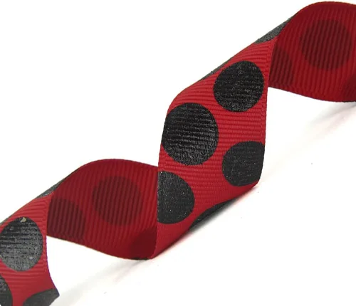 Miniatura 20 de Morex Ribbon Sugar Dots - Cinta de grogrén con purpurina, 7/8 pulgadas por 20 yardas, aguamarina/lavanda (98805/20-612)