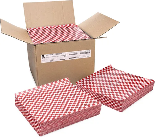 Miniatura 8 de Paterson Paper Deli Wrap - 5000 hojas de papel para sándwich, a cuadros, resistentes a la grasa, de 12 x 12 pulgadas (caja de 5000)