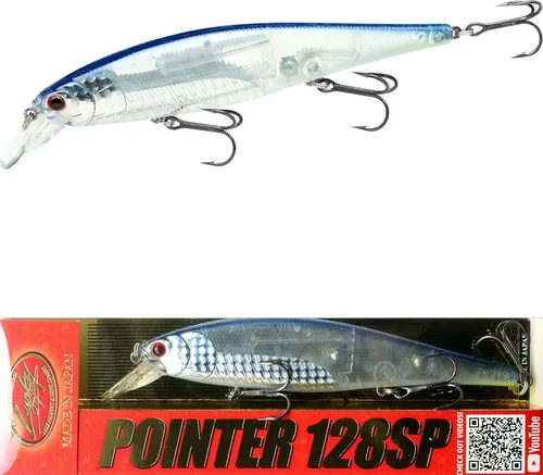 Miniatura 32 de LUCKY CRAFT Pointer 128SP, Señuelo de Pesca de Lubina de Lago de Agua Dulce, Jerkbait, Suspendido, Aparejos de Pesca, Accesorios de Pesca, Equipo
