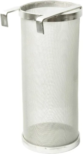 Araña de malla de acero inoxidable de 400 micrones, filtro de tolva de 4 x 10 pulgadas, cesta de filtro de cerveza seca para barril de cerveza