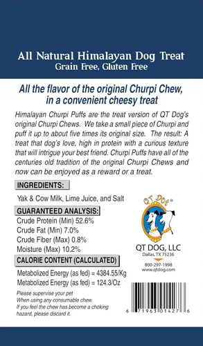 Miniatura 3 de Churpichews Masticable natural de larga duración para perros, mediano, 2.5 onzas, 1 pieza