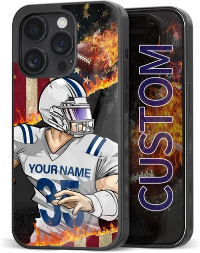 Miniatura 38 de Fundas de teléfono personalizadas con diseño deportivo para fanáticos para iPhone 11, 12, 13, 14, 15, 16 Pro Max Plus Mini X 7 8 SE para Samsung