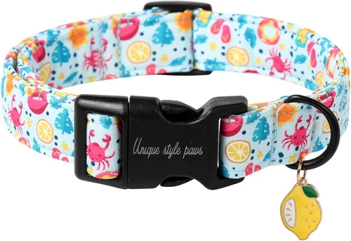Miniatura 35 de Unique style paws - Collar para perro con hebilla de metal, regalo para perros pequeños, medianos y grandes, a cuadros marrones