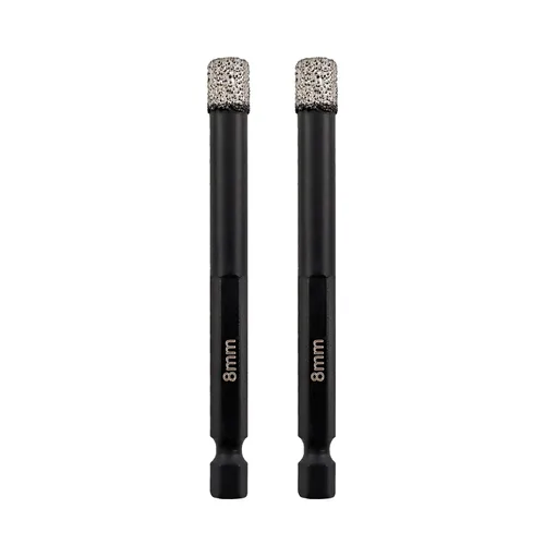 Miniatura 12 de SHDIATOOL Brocas de diamante seco 1/4 "para azulejos de porcelana cerámica porcelana mármol granito diámetro 0.236 in 2 unids