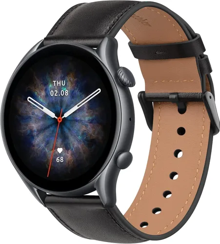 AK Correa de cuero para Amazfit GTR 4/GTR 3 Pro, correa ajustable de liberación rápida de 0.866 pulgadas con hebilla de metal para mujeres y