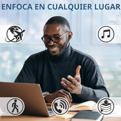Miniatura 7 de LUDOS FEROX - Auriculares intraurales con cable, auriculares con micrófono, aislamiento de ruido con cable para auriculares Jack de 0.138 pulgadas