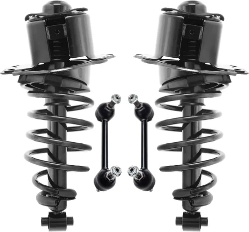 Miniatura 81 de Detroit Axle - Kit de puntales delanteros 2WD para Ford F-150 2005-2008 Lincoln Mark LT 2005-2008, 2 puntales con muelle helicoidal, 2 enlaces