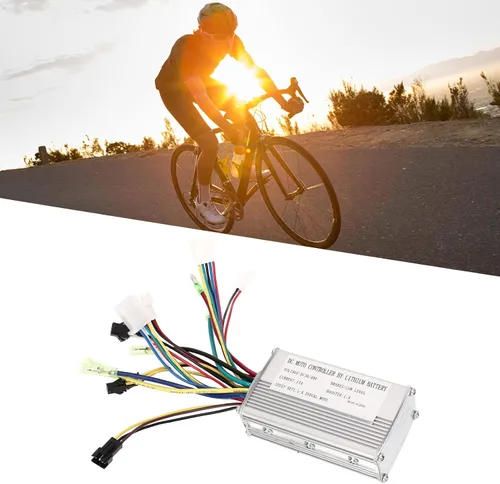 Miniatura 4 de Controlador de motor de CC con mazo de cables Controlador de motor Batería de litio para 36V 48V 17A eléctrico