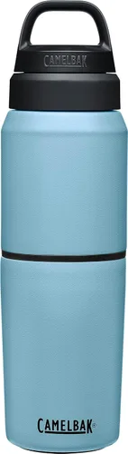 Miniatura 9 de CamelBak MultiBev - Botella de agua con aislamiento de acero inoxidable y taza de viaje Rosa Terracota/Rosa Camelia