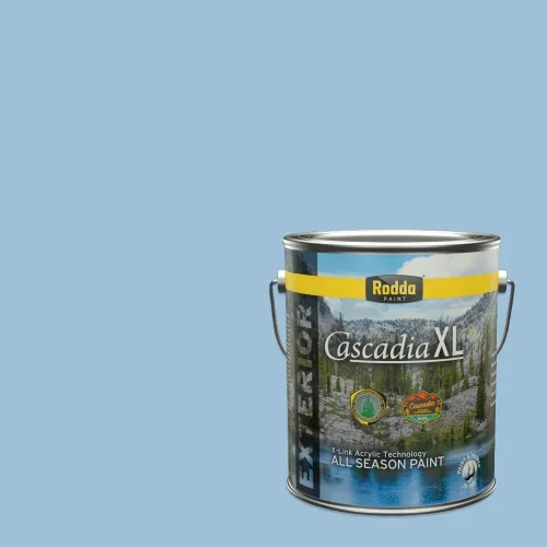 Miniatura 120 de Rodda Paint CASCADIA XL - Pintura satinada e imprimación para exteriores en uno, cuarto de galón, idea abstracta