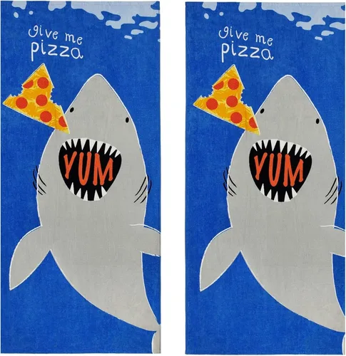 Miniatura 13 de BEN KAUFMAN SALES CO Juego de toallas de playa estampadas, toallas de playa de gran tamaño para niños, algodón suave y de secado rápido con diseño