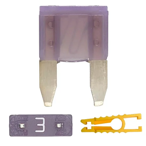 Miniatura 11 de 20 piezas de fusible de cuchilla mini de 10A y 1 extractor de fusibles ATC/ATO 32V 10Amp de reacción rápida para automóvil, camioneta, SUV