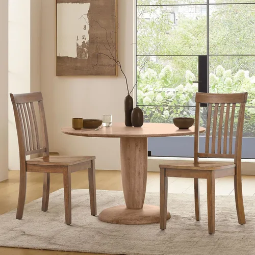 Miniatura 3 de COLAMY Juego de 6 sillas de comedor de madera, silla auxiliar de cocina Windsor con respaldo alto, sillas de comedor de granja para cocina, comedor