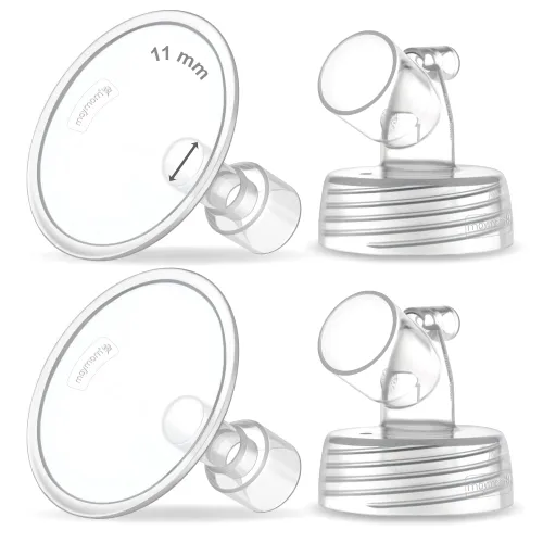 Miniatura 49 de Maymom Brida ancha compatible con bomba Spectra S1 S2, 0.748 in, 1 unidad Una brida transparente