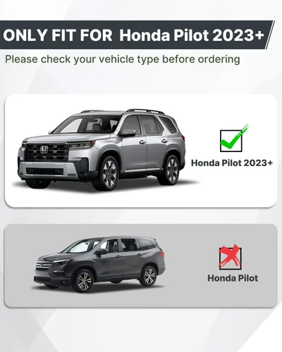 Miniatura 2 de Estribos Snailfly para Honda Pilot 2023-2026, pasos laterales de aluminio con capacidad de carga de 600 LBS