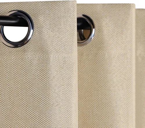 Miniatura 8 de Superior Cortinas opacas, aisladas, cortinas con bloqueo solar para dormitorio, sólidas, texturizadas, ventana de sala de estar, tejido térmico