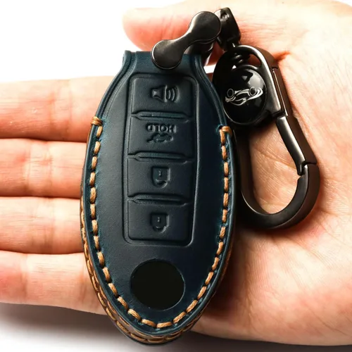 Miniatura 4 de Funda para llavero de automóvil, funda suave de protección completa compatible con Nissan X-Trail Rogue Altima Quest Pathfinder Sentra Patrol CIMA
