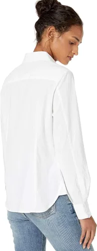 Miniatura 4 de Tommy Hilfiger Women's Solid Button Collared Shirt with Adjustable Sleeves