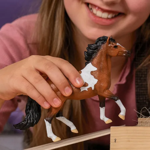 Miniatura 2 de Schleich Horse Club - Figurina de caballo semental Mangalarga Marchador - Figuras de ponis para niñas y niños - Edades de 5+