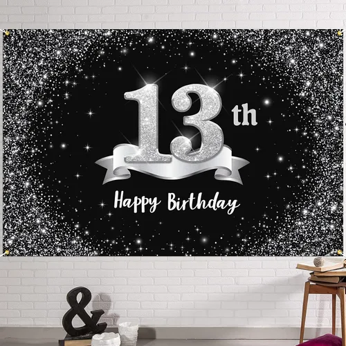 Miniatura 15 de HAMIGAR Telón de fondo de pancarta de feliz 10 cumpleaños de 6 x 4 pies, decoraciones de cumpleaños de 10 años, suministros de fiesta para niñas