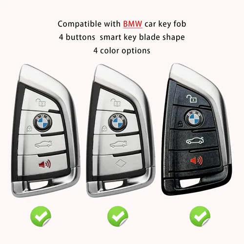 Miniatura 2 de Compatible con BMW Funda para Llavero de Coche 230i 330i 430i 440i 530e 530i 540i 740i 745e 750i 840i M2 M235i M240i M3 M340i M4 X1 X2 X3 X4 X5 X6