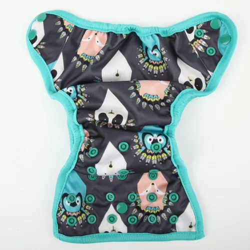 Miniatura 4 de Pañal para bebé recién nacido, 8lbs-10lbs (animal nativo americano)