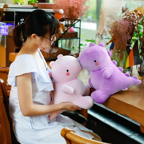 Miniatura 4 de VHYHCY Lindos Juguetes de Peluche de Dinosaurio, Juguetes Muñecos de Animales de Peluche de Dinosaurio Gordo, Peluche Suave de Animal de Peluche